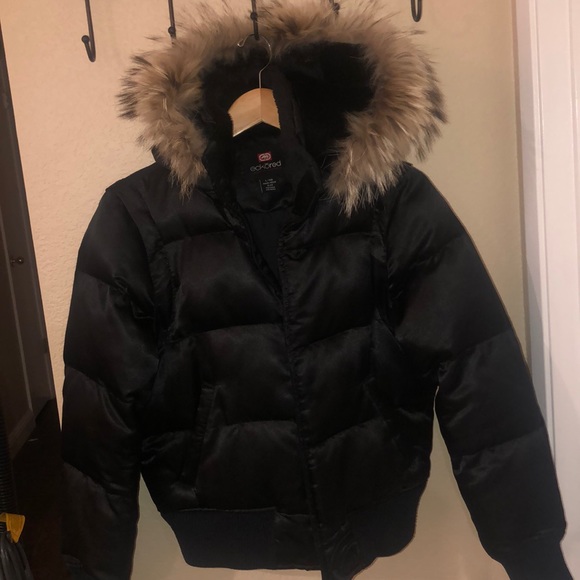 Ecko Unlimited Jackets & Blazers - EckoRed Puffy Black Jacket